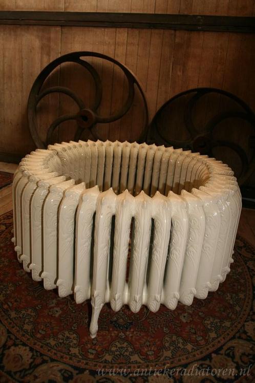 Gerestaureerde gietijzeren radiatoren, Doe-het-zelf en Bouw, Verwarming en Radiatoren, 800 watt of meer, Gebruikt, Radiator, 80 cm of meer