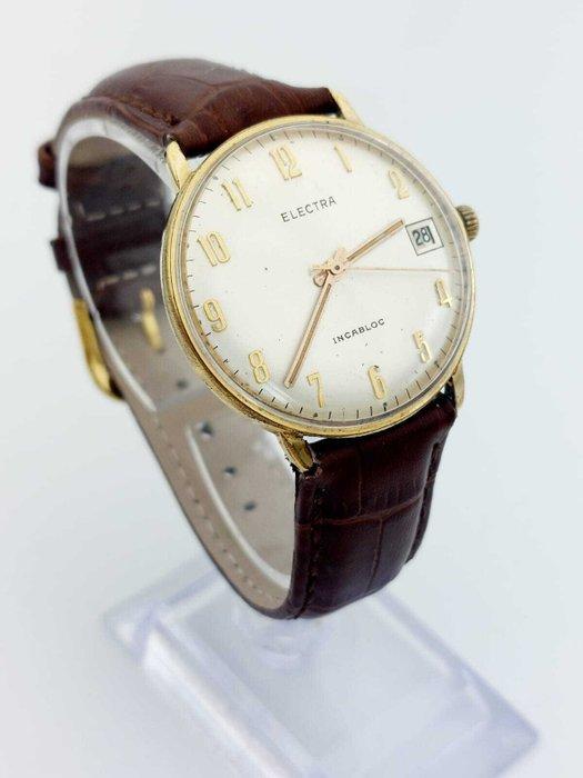 ELECTRA - Incabloc - Sans Prix de Réserve - Homme -, Handtassen en Accessoires, Horloges | Heren