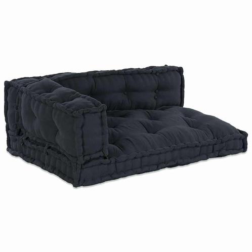 vidaXL Pallet Sofa Kussen 3 pcs Antraciet Stof, Huis en Inrichting, Woonaccessoires | Kussens, Nieuw, Verzenden