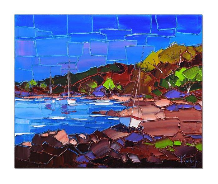 Caroline Mandrafina - Pfleger  Plage de la Garrigue, Antiek en Kunst, Kunst | Designobjecten