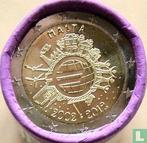 Malta 2 euro 2012 (rol) 10 jaar euro, Postzegels en Munten, Munten | Europa | Euromunten, Verzenden, Overige landen, 2 euro, Losse munt