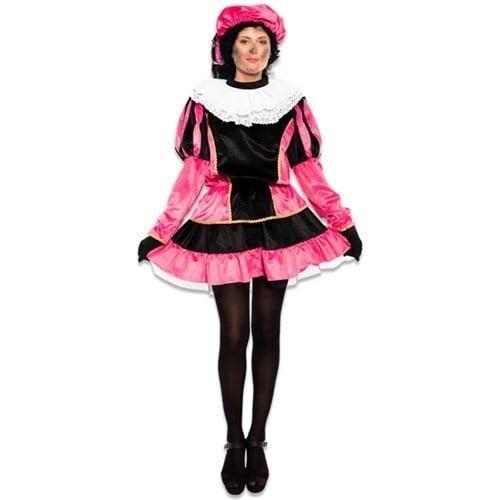 Pietenpak Jurk Fluweel Roze, Hobby en Vrije tijd, Feestartikelen, Nieuw, Verzenden
