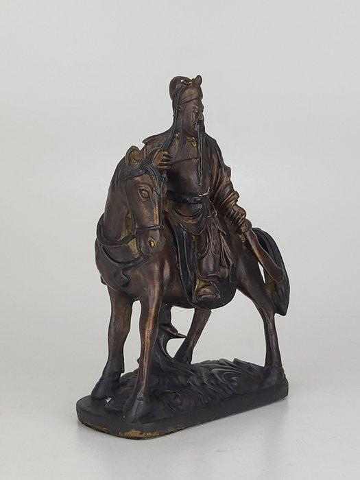 Guan Yu statue - Brons - China (Zonder Minimumprijs), Antiek en Kunst, Antiek | Overige Antiek