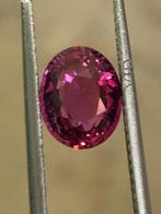 1 pcs Paars, Rood Robijn - 2.03 ct - Gemological Institute, Handtassen en Accessoires, Edelstenen, Nieuw