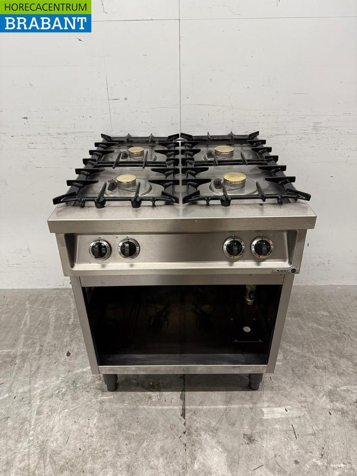 RVS Juno 4 Pits Fornuis GAS Horeca, Zakelijke goederen, Horeca | Keukenapparatuur, Ophalen of Verzenden