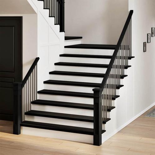 vidaXL Traptreden 2 st 120x30x2 cm massief eikenhout, Doe-het-zelf en Bouw, Ladders en Trappen, Nieuw, Verzenden