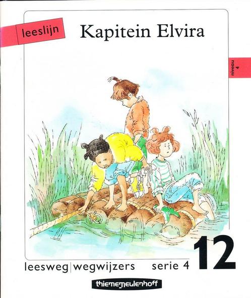 Leeslijn versie 1 wegwijzers serie 4 deel 12 Kapitein Elvira, Livres, Livres scolaires, Envoi