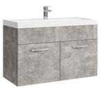 Badkamermeubel Set Paso 01 80 x 40 cm Beton Grijs Badmeubel, Verzenden, Nieuw