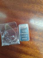 50 grammes - Argent .999 - Credit Suisse (Sans prix de, Timbres & Monnaies