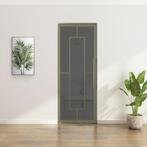 Stalen Taatsdeur - Olijfgroen - 5 Vlaks - Rook glas, Minder dan 80 cm, Overige typen, Nieuw, Metaal