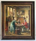 Hein van Doren (1930-2003) - Cheerful card players at the