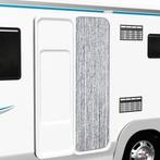 vidaXL Vliegengordijn 56x200 cm chenille zilverkleurig, Doe-het-zelf en Bouw, Deuren en Vliegenramen, Verzenden, Nieuw