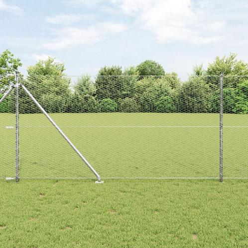 vidaXL Hek in hexagonvorm 1,2x10 m Gegalvaniseerd staal, Tuin en Terras, Tuinhekken en Hekwerk, Nieuw, Verzenden