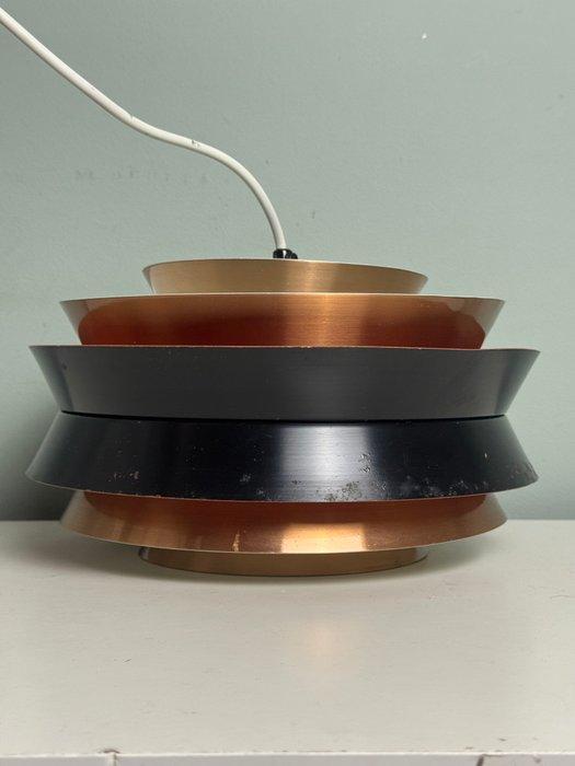 Lamp - Vintage Deense Mid-Century Metalen schalenlamp, Antiek en Kunst, Antiek | Verlichting