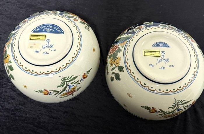 De Porceleyne Fles, Delft - Set kommen (2) - Aardewerk, Antiek en Kunst, Antiek | Glaswerk en Kristal