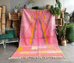 Modern Pink Berber Handmade Area Rug - Tapis - 260 cm - 170, Maison & Meubles