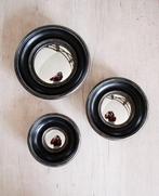 Trio miroirs convexes, oeil de sorcière, marjordome - Miroir