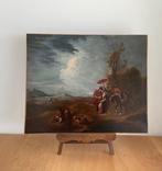 European School (XVIII-XIX) - Dame et cavalier, Antiquités & Art, Art | Peinture | Classique