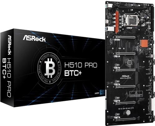 ASRock H510 Pro BTC+ (Bitcoin/Ethereum) Mining Moederbord, Informatique & Logiciels, Cartes mères, Enlèvement ou Envoi