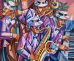 Elena Khmeleva (1966) - Schilderij, De euforie van de jazz