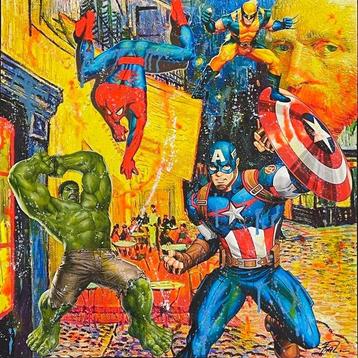 Joaquim Falco (1958) - The Marvel Boys at the Van Gogh, Antiek en Kunst