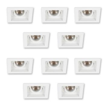 Spots inbouw Set Axl inbouwspots 10 stuks wit, Huis en Inrichting, Verzenden, Nieuw