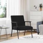 vidaXL Fauteuil Zwart 59 x 75 x 78 cm Stof, Huis en Inrichting, Fauteuils, Verzenden, Nieuw