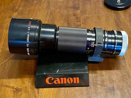 Canon FD 400mm f 4,5 S.S.C + adattatore Canon FD/EF, Audio, Tv en Foto, Fotocamera's Analoog