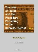 The Law of Fraud and the Procedure: Pertaining . Bigelow,, Bigelow, Melville M., Verzenden