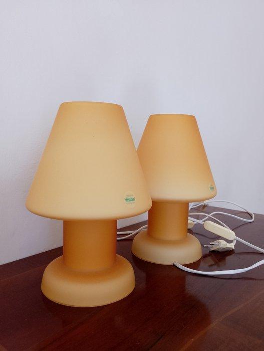 Vistosi - Nachtlampje (2) - Glas, Antiek en Kunst, Antiek | Verlichting