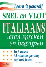 Snel en vlot Italiaans leren spreken en begrijpen / Learn it, Boeken, Verzenden, Zo goed als nieuw, E. Smith