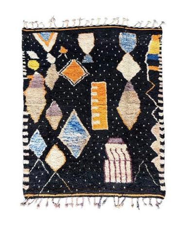 Modern Beni Ouarain Wool Rug – 200 x 280 cm – Hand-knotted
