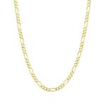 Handmade - Ketting - 14 karaat Geel goud - Figaro ketting -