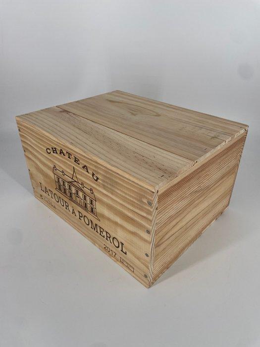 2017 Latour a Pomerol - Pomerol - 6 Flessen (0.75 liter), Verzamelen, Wijnen