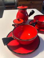 Vallauris - Set theekopjes (8) - Majolica