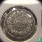 België ¼ franc 1844, Verzenden, Losse munt, Goud