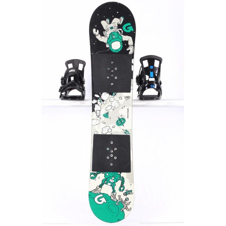 125 kinder snowboard BURTON LTR, black/grey/blue, woodcore,, Sport en Fitness, Snowboarden, Board, Gebruikt, Verzenden