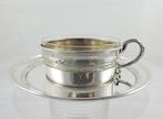 Olier & Caron - Kop en schotel - .950 zilver