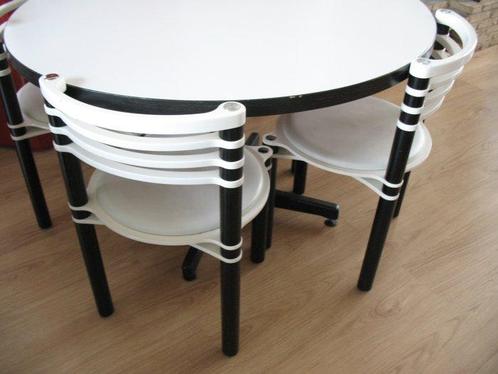 Dietiker - Kurt Thut - Eetkamerstoel (5) - N.6800 - Hout,, Antiek en Kunst, Kunst | Designobjecten