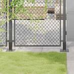 vidaXL Paonderstellen vierkant 4 st gepoedercoat staal, Tuin en Terras, Verzenden, Nieuw