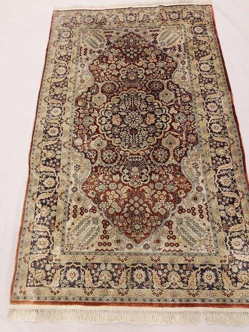 Ghoum - Tapijt - 152 cm - 91 cm - Chinees zijden, Huis en Inrichting, Stoffering | Tapijten en Vloerkleden