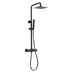 Regendoucheset BWS Thermostatisch Square met Handdouche Mat, Ophalen of Verzenden, Nieuw, Kraan