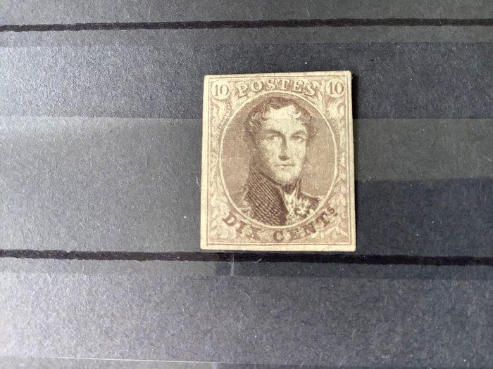 België 1861 - Koning Leopold I Medaillon 10 Cent - OBP 10, Postzegels en Munten, Postzegels | Europa | België