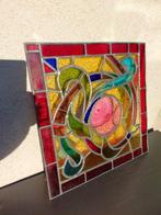 Glas-in-loodraam - 1970-1980, Antiek en Kunst