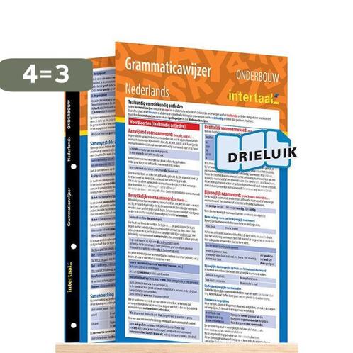 Grammaticawijzer Nederlands onderbouw uitklapkaart Intertaal, Boeken, Schoolboeken, Zo goed als nieuw, Verzenden