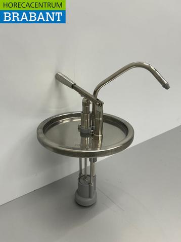 HCB RVS Emmerdispenser Sausdispenser Sauspomp met, Ophalen of Verzenden