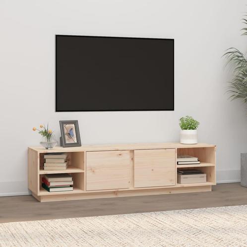 vidaXL Meuble TV 156x40x40 cm Bois de pin massif, Maison & Meubles, Armoires | Mobilier de télévision, Neuf, Envoi