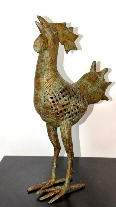 Coq du Bénin (Okpa) - sculptuur - Benin (Zonder, Antiek en Kunst, Kunst | Niet-Westerse kunst