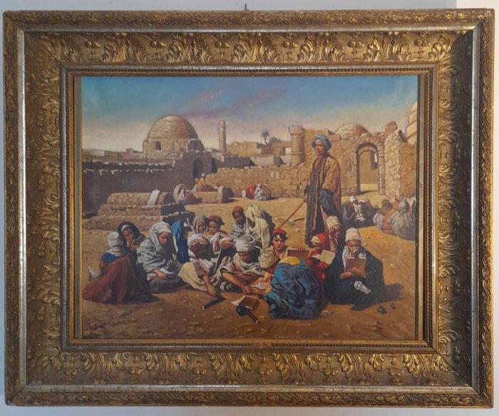 European school (XX), after Leopold Carl Müller - Teaching, Antiek en Kunst, Kunst | Schilderijen | Klassiek