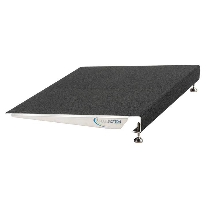 Verstelbare aluminium drempelhulp met antislip - 71 cm breed, Diversen, Verpleegmiddelen, Ophalen of Verzenden